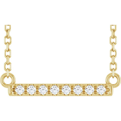 Anemone Bar Necklace