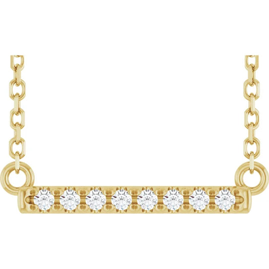 Anemone Bar Necklace