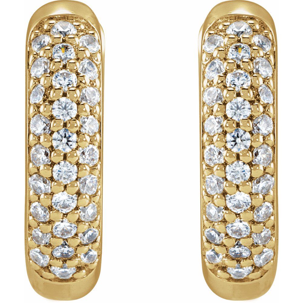 Anise Pavé Hoops