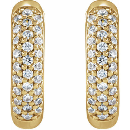 Anise Pavé Hoops