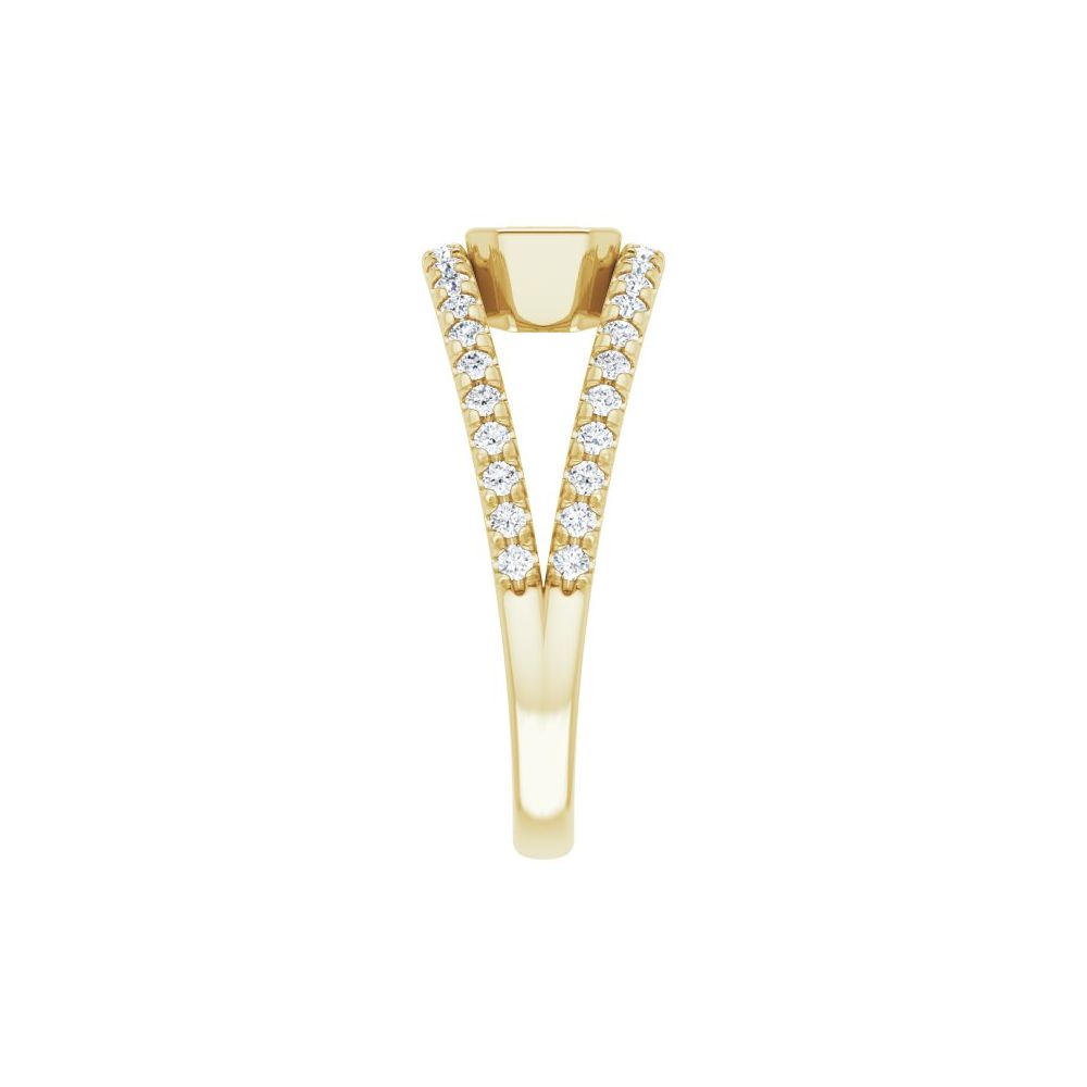 Marigold Pave Diamond Ring
