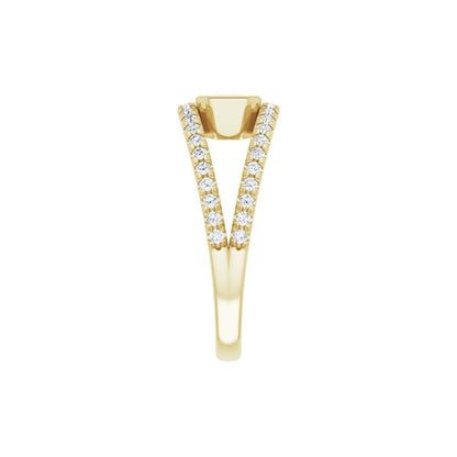 Marigold Pave Diamond Ring