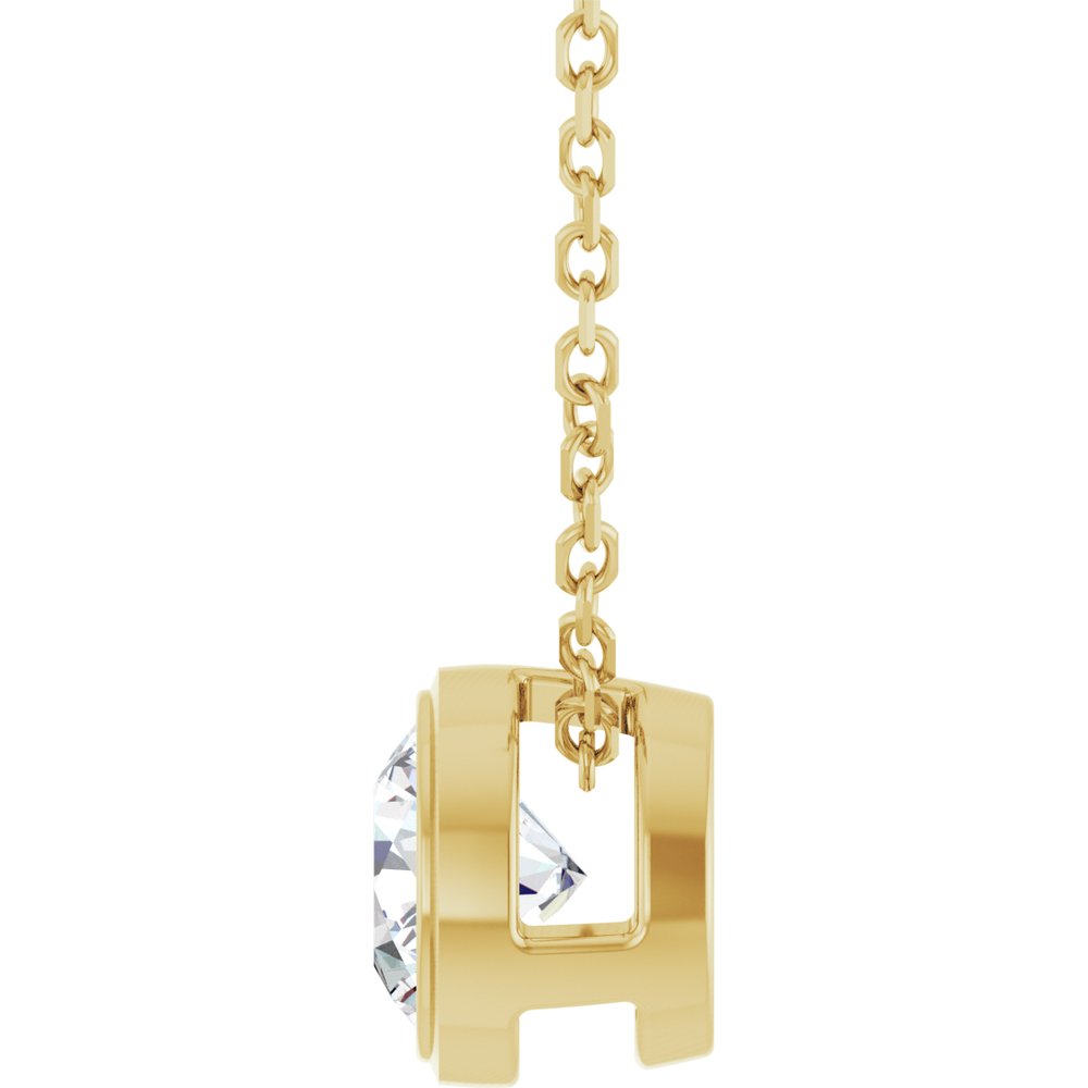 Daisy Bezel Set Necklace