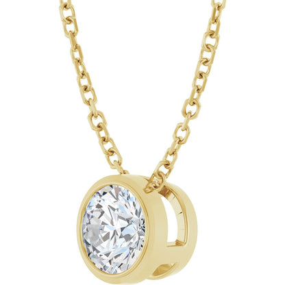 Daisy Bezel Set Necklace