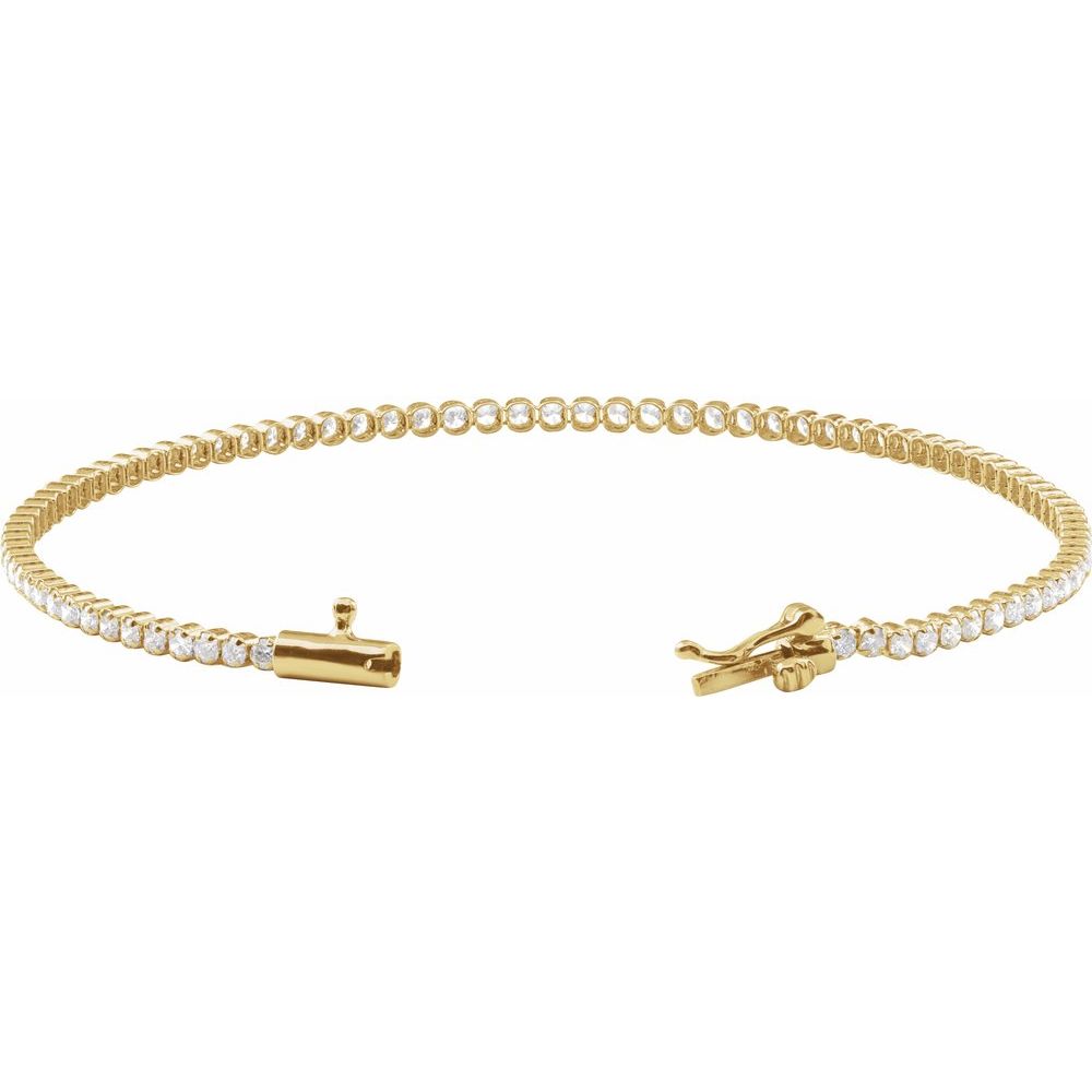 Lavender Diamond Tennis Bracelet